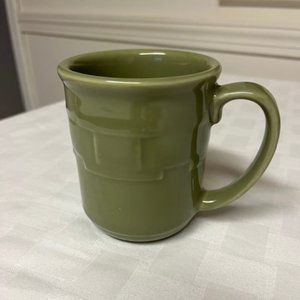 Longaberger Mug, Woven Traditions, Sage Green